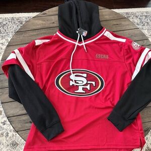 49ers Hoodie with Jersey